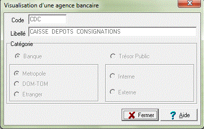 bordereaux de cheques parametrage Gfc_sa10