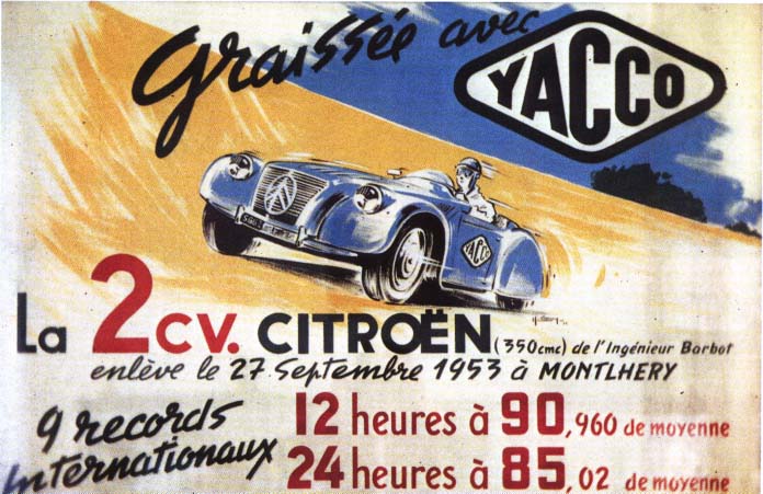 Citroën - 2 CV Barquette BARBOT 1953  2cv-ya11