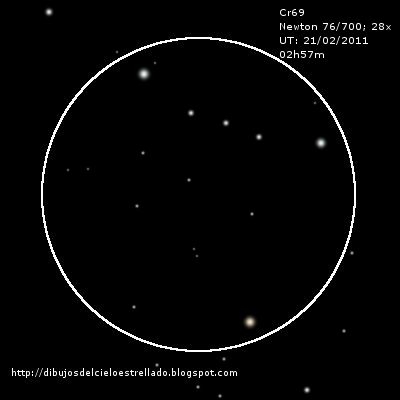 Cr69, cúmulo abierto en Orión Cr6910