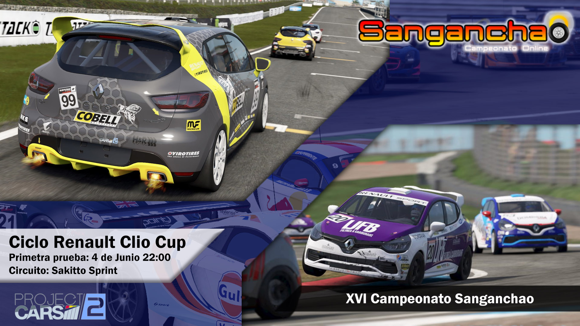  SGT16 - Carrera 5 - Renault Clio - Sakito Sprint - 4 de Junio 22:00h Cartel11