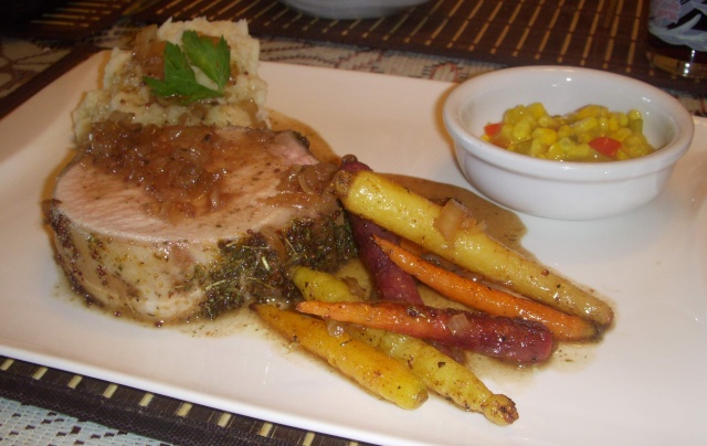 Carré de porc à la moutarde et à l'érable Carre_11