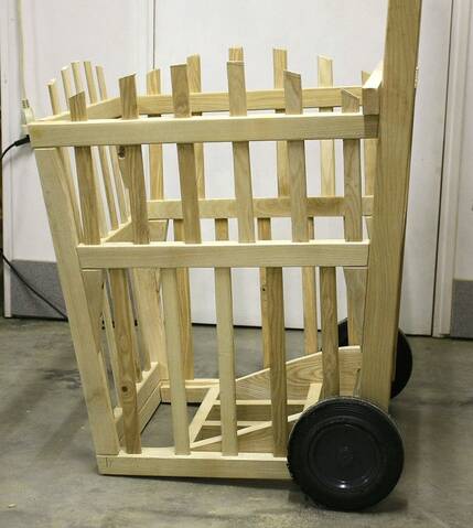 Fabrication à la Domino] Un Chariot pour bois de chauffage
