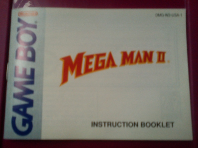 ( ECHANGE ) Megaman 2 US complet game boy classic serie Dsc00422