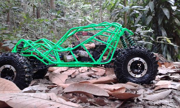 Green Mamba rock buggy built 20130212