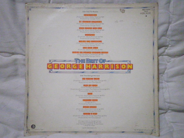 The Best Of George Harrison LP (Used) George11