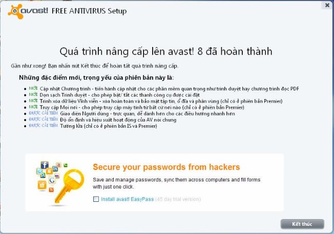 Phần mềm diệt vius miễn phí avast! Antivirus Free 112