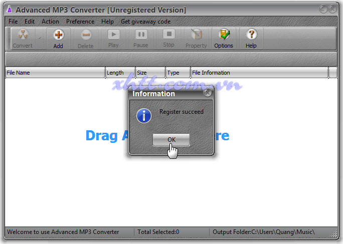 Bản quyền miễn phí Advanced MP3 Converter Advanc11