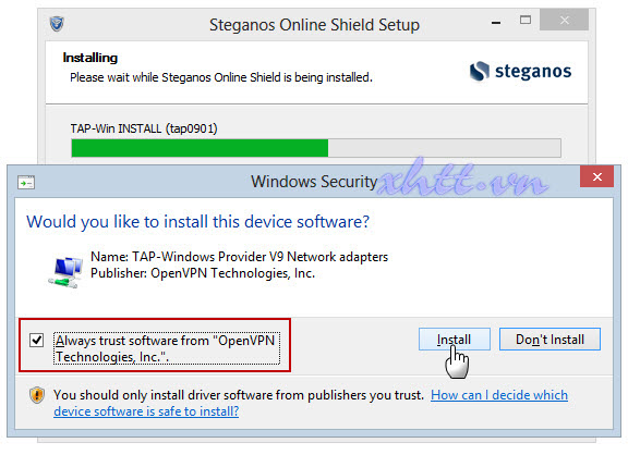Bản quyền miễn phí Steganos Online Shield 365 Stegan15