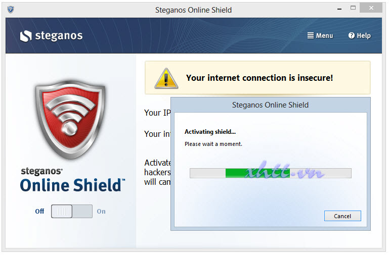 Bản quyền miễn phí Steganos Online Shield 365 Stegan19