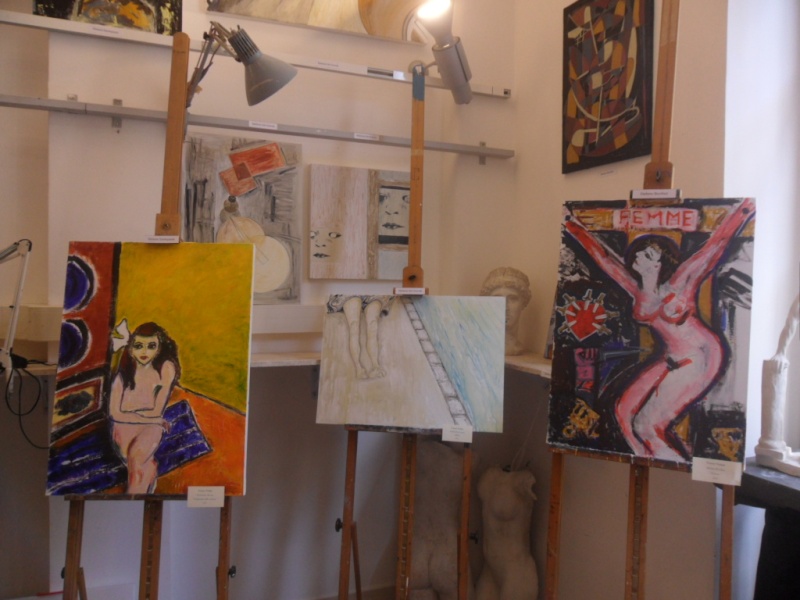 Mostra di fine anno del corso di Pittura della Scuola ARTI ORNAMENTALI di Roma Capitale - 2013 Sam_2711