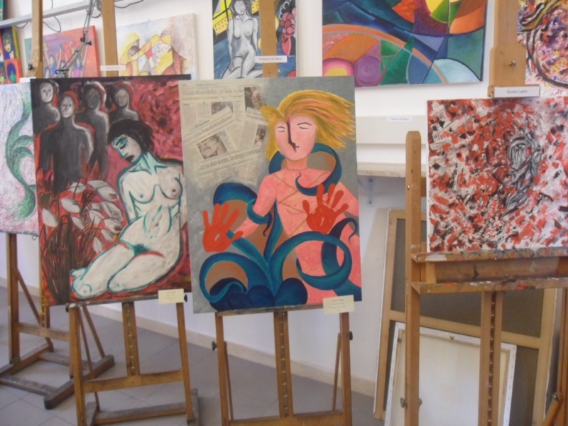 Mostra di fine anno del corso di Pittura della Scuola ARTI ORNAMENTALI di Roma Capitale - 2013 Sam_2722