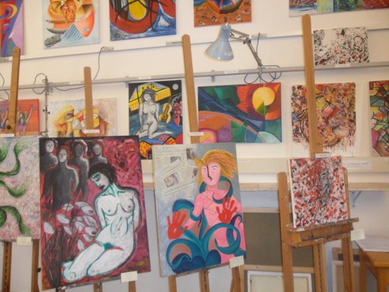 Mostra di fine anno del corso di Pittura della Scuola ARTI ORNAMENTALI di Roma Capitale - 2013 Sam_2723