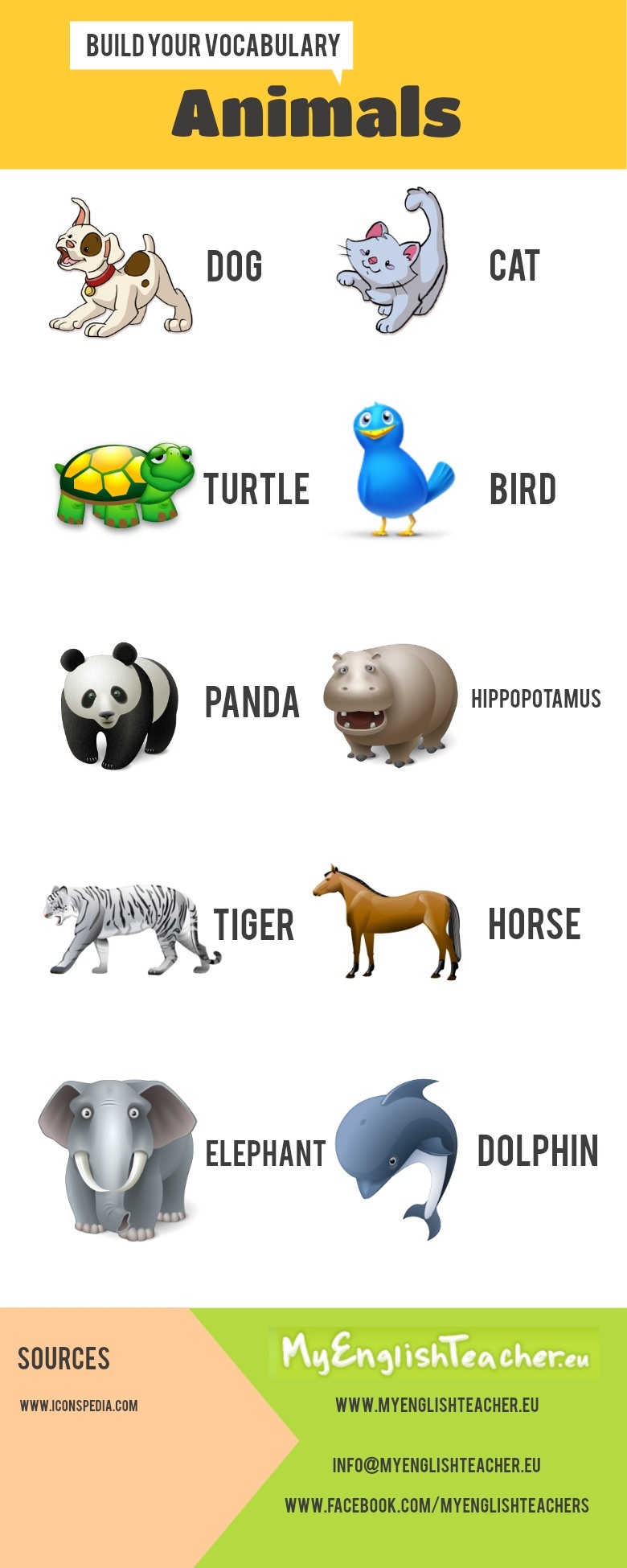 VOCABULARY in pictures - Page 7 Animal10