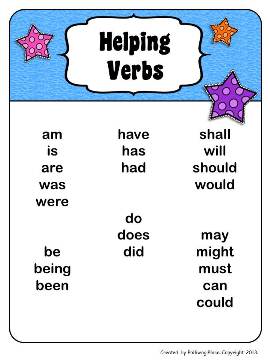 Helping Verbs Helpin10