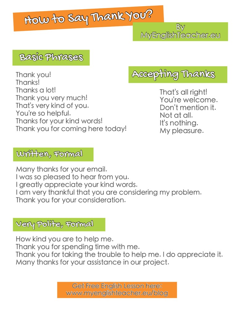 How to Say Thank You? 26 Phrases for Saying Thank You How-to10