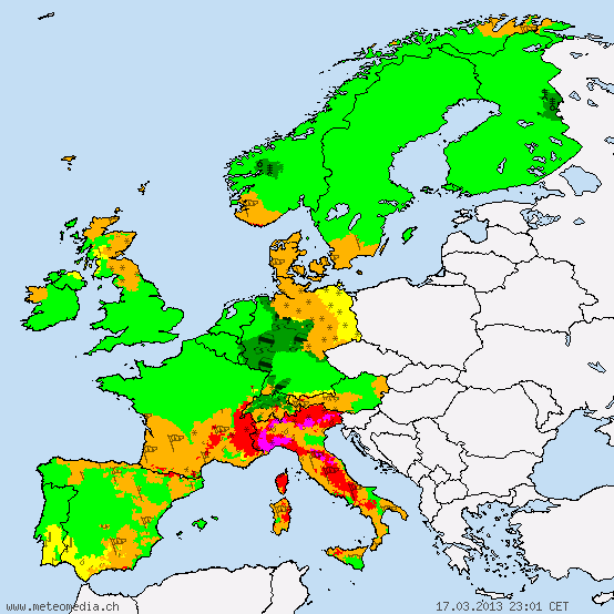 CARTES METEO BELGIQUE  FRANCE Europe11