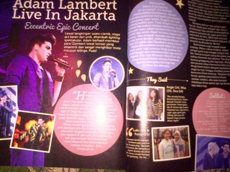 2 : 3 : 2013 : Headlines  :  Adam in Indonesias kaWanku Magazine 75315210