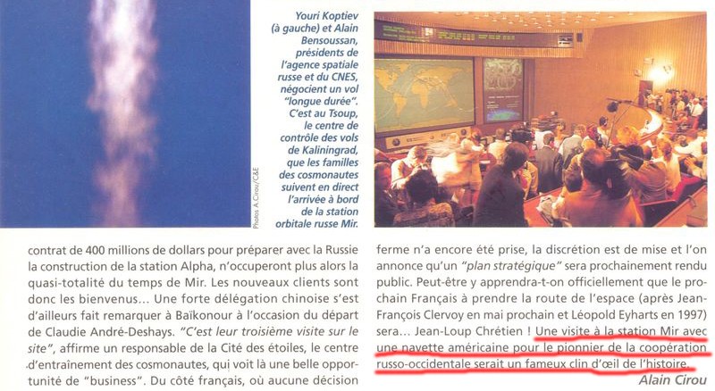Claudie Haigneré - 1ère Française dans l'espace - Page 2 Extrai10