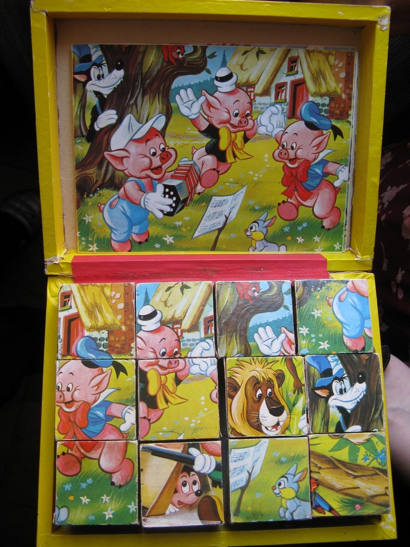topolino - MICKEY MOUSE PICTURE CUBES Cubi Walt Disney Topolino anni 70 Micky Mouse Cubi_m12