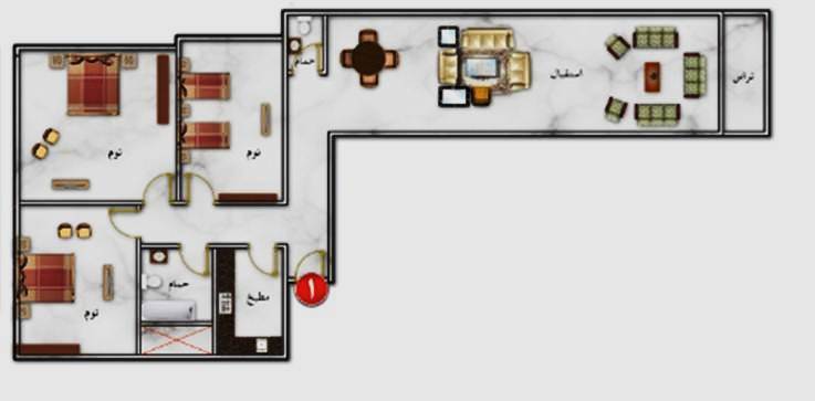 حدائق الاهرام قصر الندي 20 البوابة الاولي منطقة ح مساحات 80 , 90 , 125 , 170 , 175 م 17510