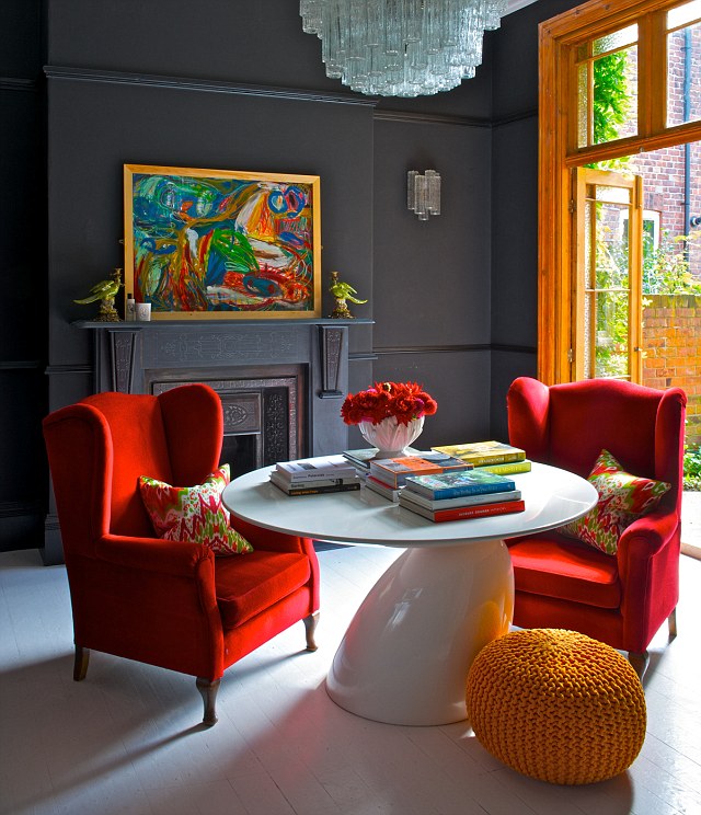 Salon: nouvelle déco. p12. cadres et miroirs petit mur Articl10