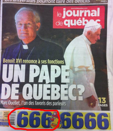 "Priez pour moi afin que je ne me dérobe pas, par peur, devant les loups," - Benoît XVI ! Hasard10