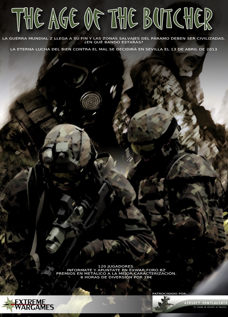 Airsoft Montequinto patrocina THE AGE OF THE BUTCHER Cartel11