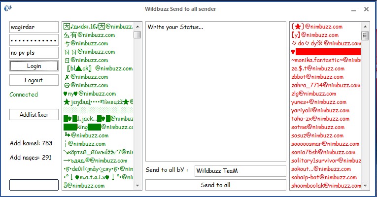 wildbuzz s2a sender anti block + addlist fixer! 126