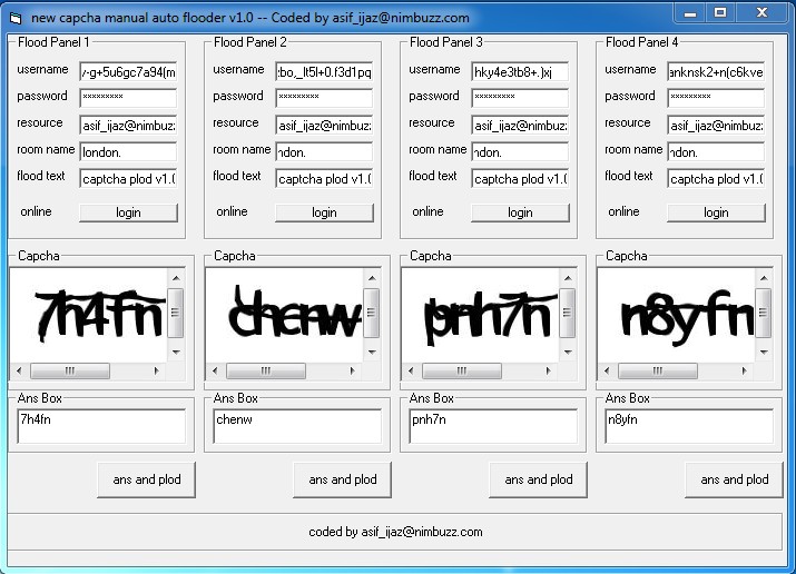 New Captcha Manul Auto Flooder v1.0 Zz10