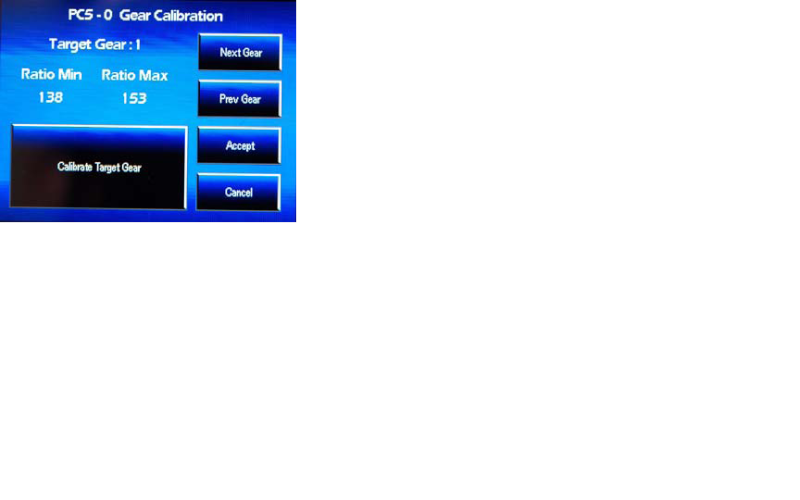 Advance PCV configuration - Gear advance , temp analog input  Gear11