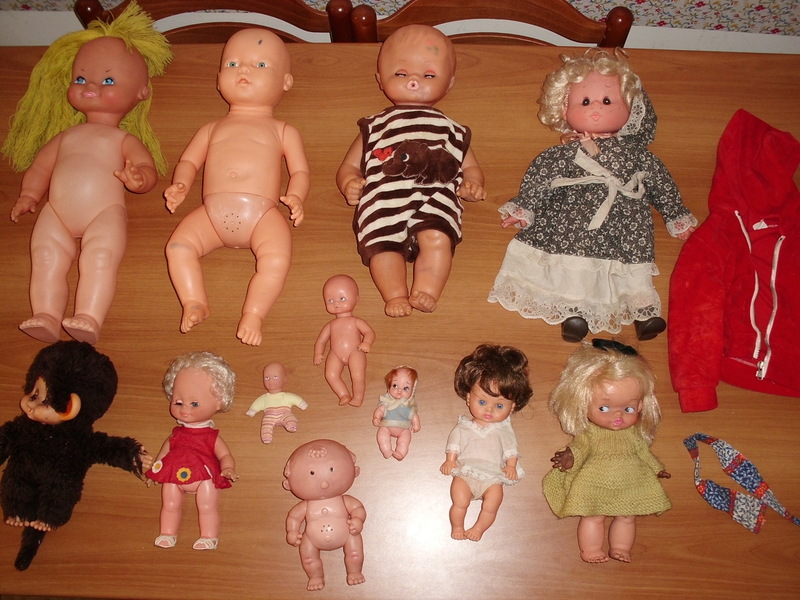 LOTTO STOCK 12 BAMBOLE VINTAGE FURGA SEBINO MIGLIORATI ETC ANNI '70 '80 DOLLS Foto_110