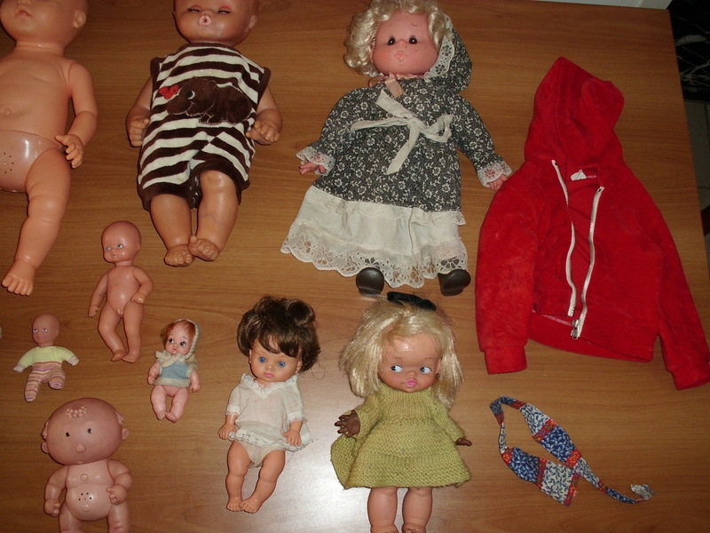 LOTTO STOCK 12 BAMBOLE VINTAGE FURGA SEBINO MIGLIORATI ETC ANNI '70 '80 DOLLS Foto_311