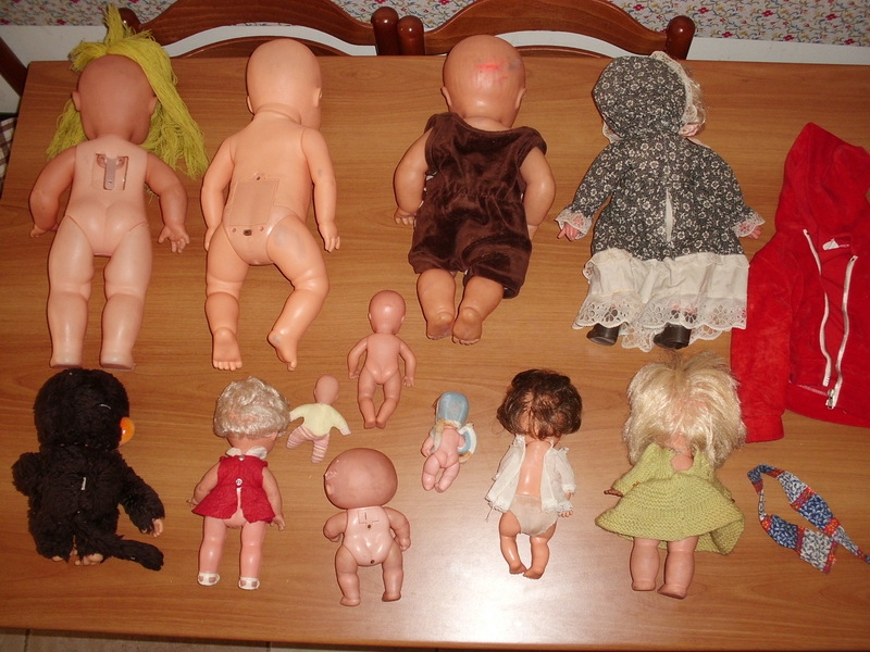 LOTTO STOCK 12 BAMBOLE VINTAGE FURGA SEBINO MIGLIORATI ETC ANNI '70 '80 DOLLS  Foto_411