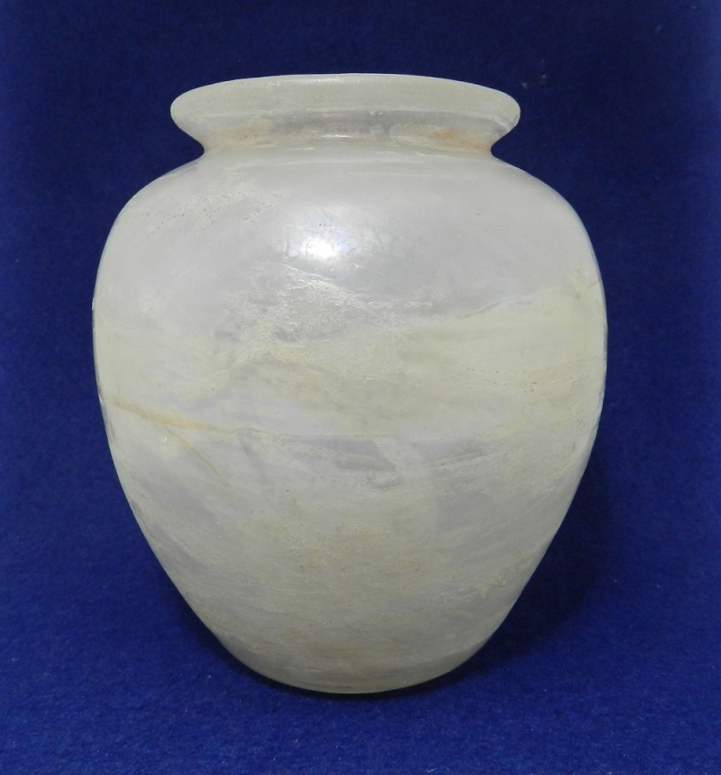 Early MURANO Glass Corroso(?) Vase w/ Label Dscn8710