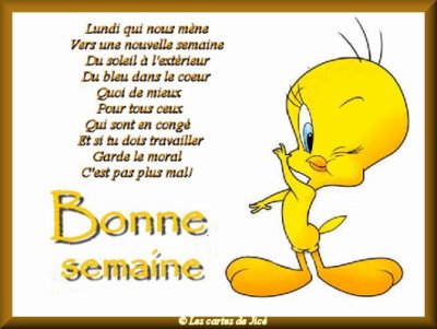 Bonne rentrée a tous et bonne semaine  372bfe10