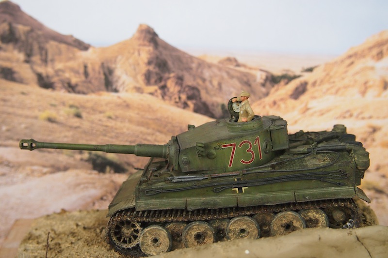 Tiger 1 - 1943, somewhere in Tunisia - Tamiya 1to48 Tiger111