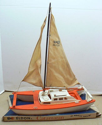 1960's "Eldon" toy catamaran 1960s-11