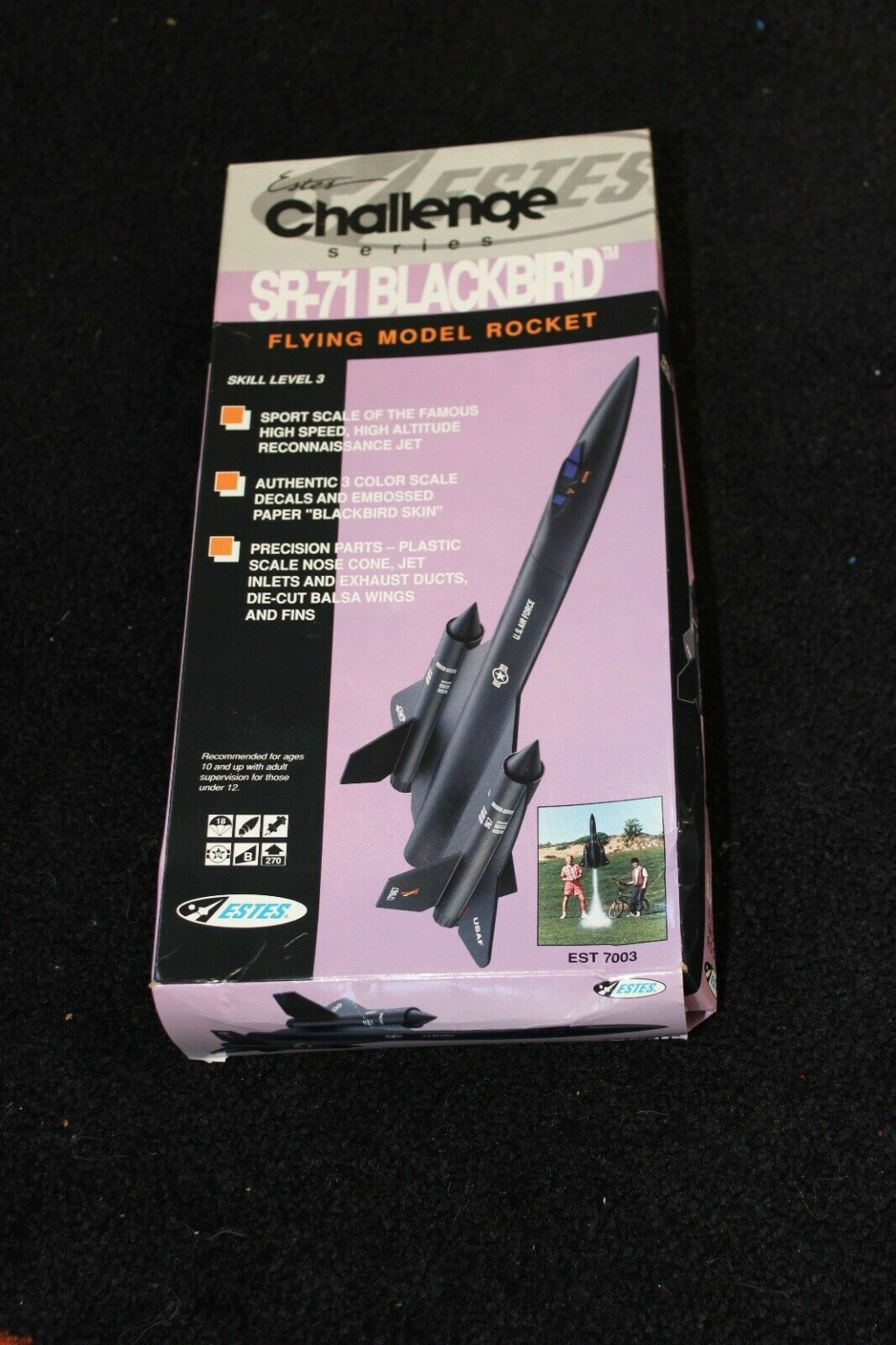 Flight of the rocket boosted SR-71 Blackbird - P. Gibeault Ebayes13