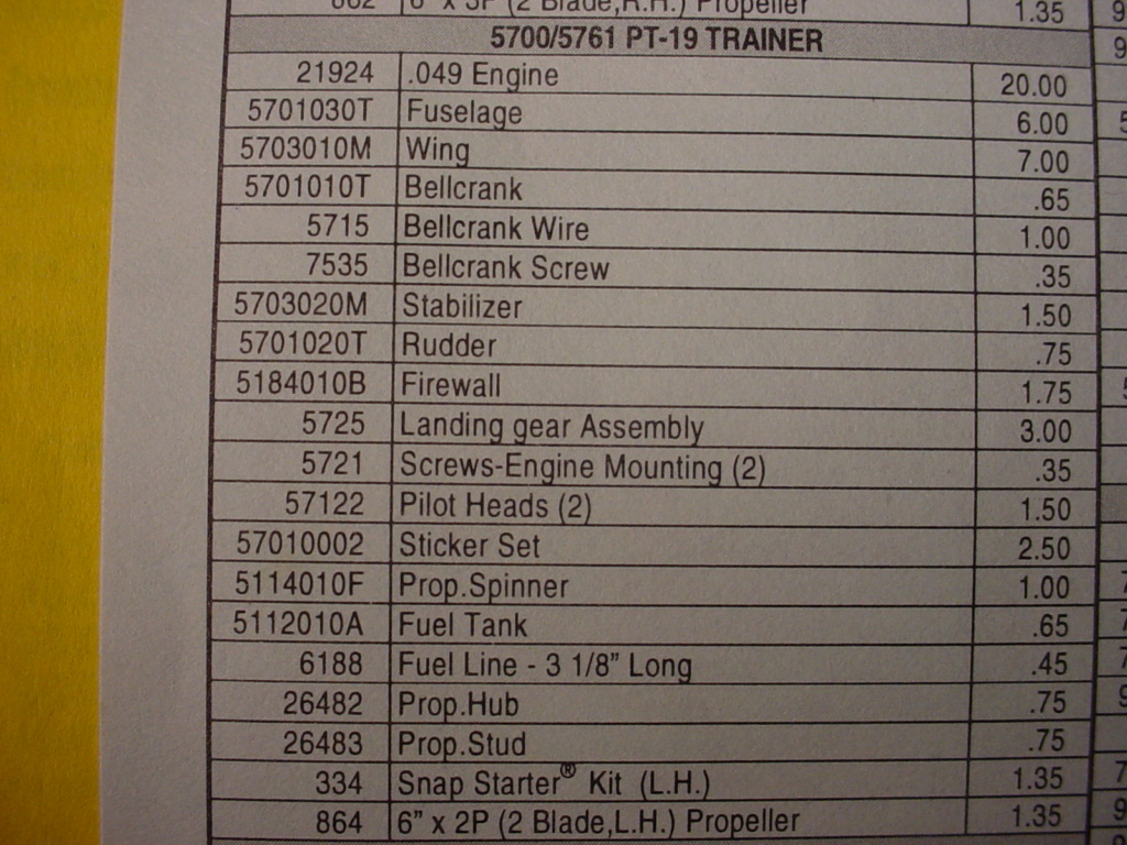 PT19 reverse propeller Pt19-110