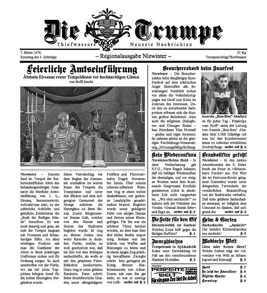 Hier findet ihr eine Übersicht über die bisher erschienenen Zeitungen Die_tr11