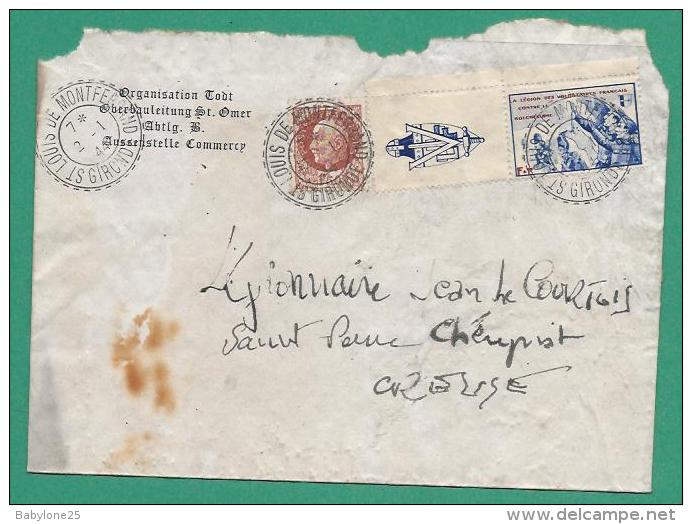 Courrier d'un légionnaire de la LVF Escroq33