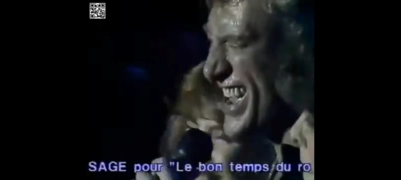 "Que je t'aime" à Bercy : question sur le clip Scree117