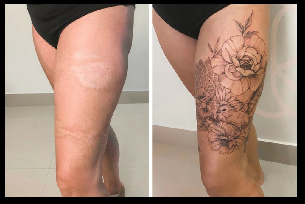 Une artiste réalise des tatouages sur des cicatrices afin que les personnes puissent s’en vanter 388