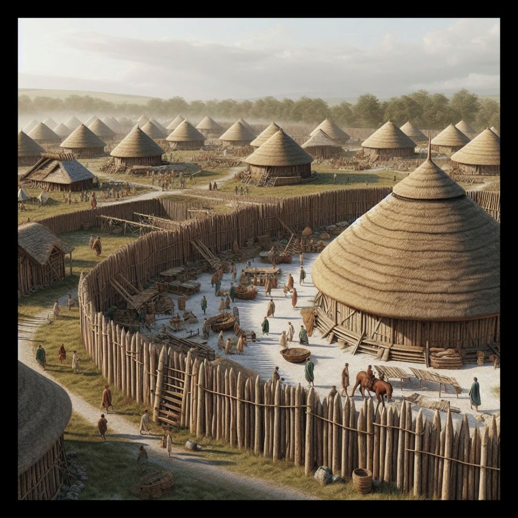 LES CELTES     Les oppidums, ces premières villes fortifiées gauloises, Bn18