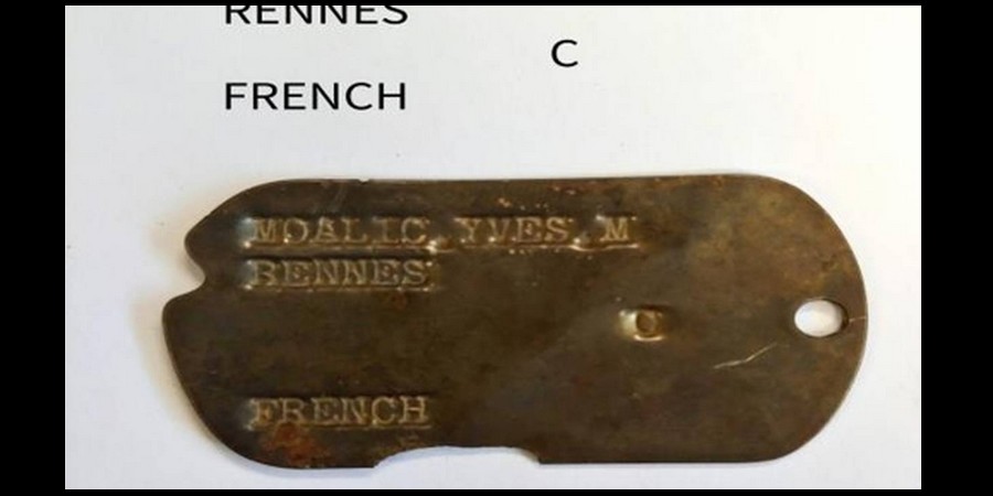 La plaque d’identité du soldat breton  Gh20