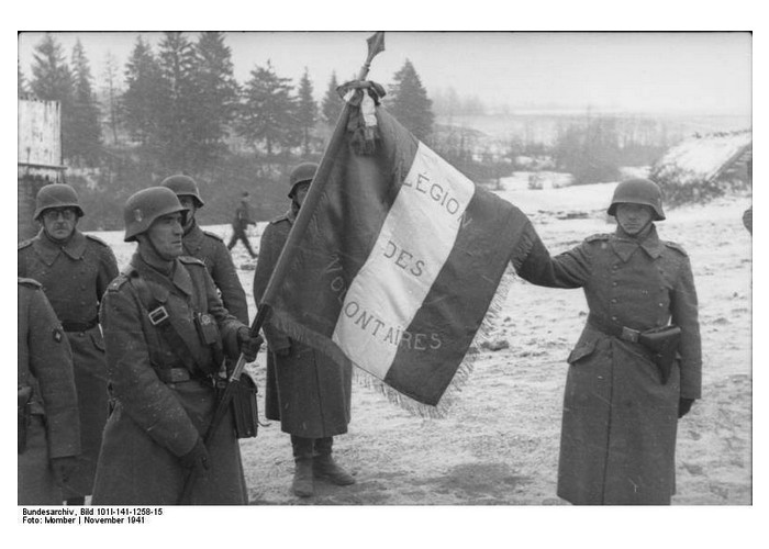 La « Légion des Volontaires Français contre le bolchevisme » (LVF)  Sans4295