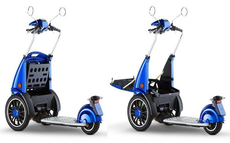 Scooter électrique pliant Sevic S50 idéal en camping-car Sans4453