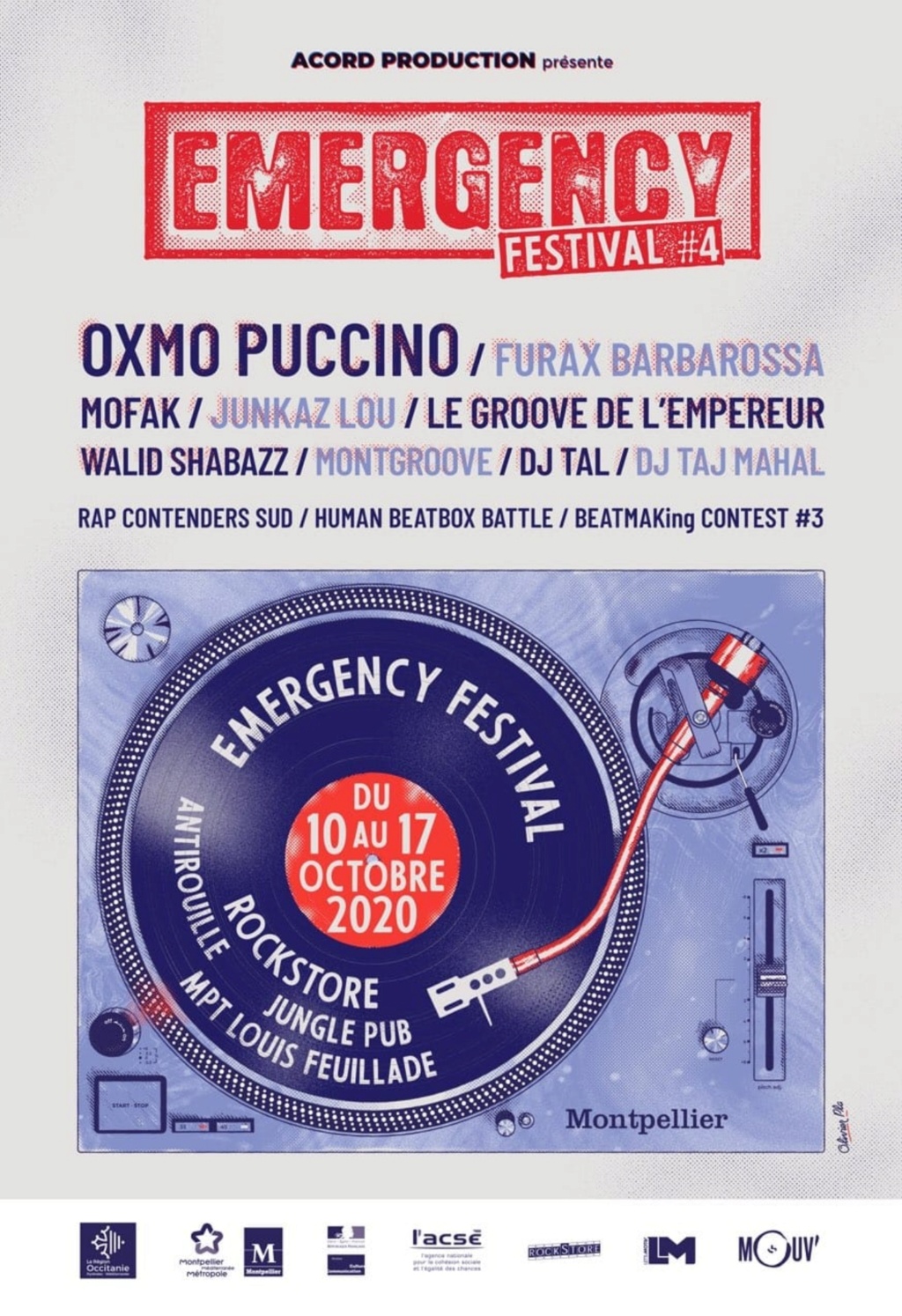  ##Rap Contenders Sud  #Hors-Série - 10 Octobre 2020 à Montpellier##  Emerge10