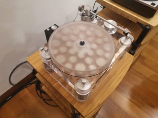 Basis Audio 2800 signature Diamond Signature Vacuum Turntable in Clear Acrylic (Used) 9b3bc710