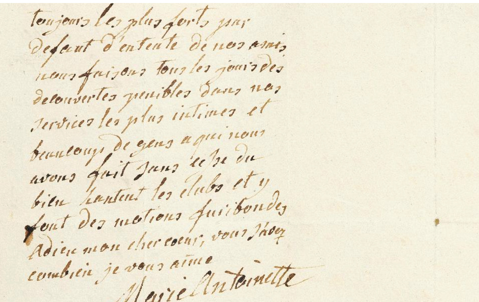 Une lettre inconnue de Marie-Antoinette à Madame de Polignac ?  Tzolzo32